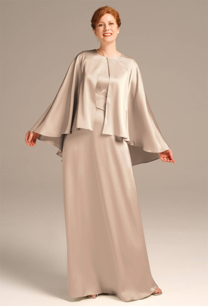AW Katabatic Taupe  Mother of the Bride Dresses